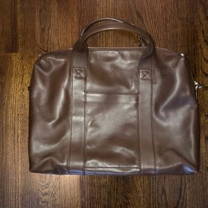 Jack Spade Brown Leather Briefcase